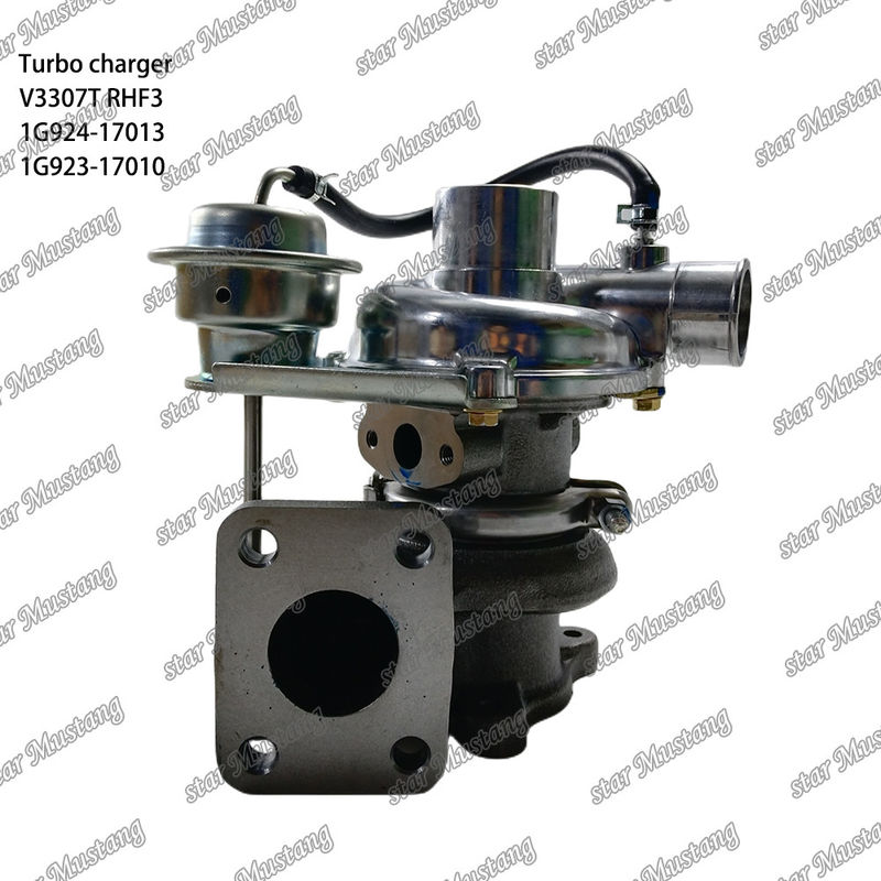 टर्बोचार्जर V3307T 1G924-17013 RHF3 1G923-17010 कुबोटा इंजन भागों के लिए उपयुक्त