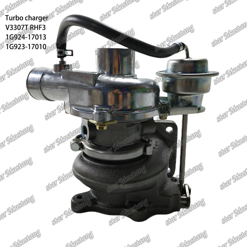 टर्बोचार्जर V3307T 1G924-17013 RHF3 1G923-17010 कुबोटा इंजन भागों के लिए उपयुक्त
