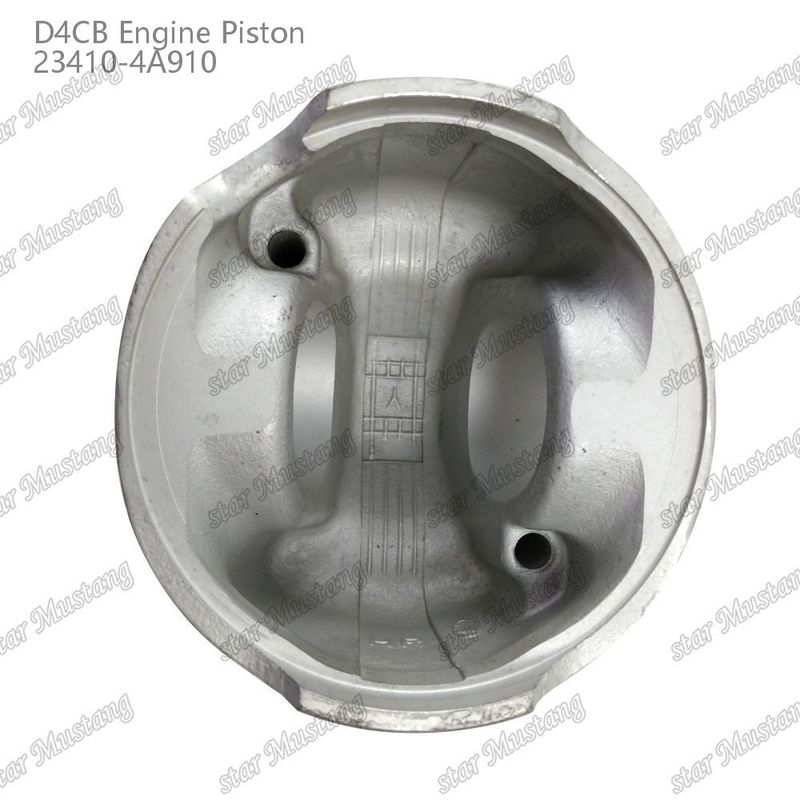 हल्के वजन पिस्टन D4CB 52mm मध्यम प्रवाह दर के लिए दहन कक्ष 23410-4A910