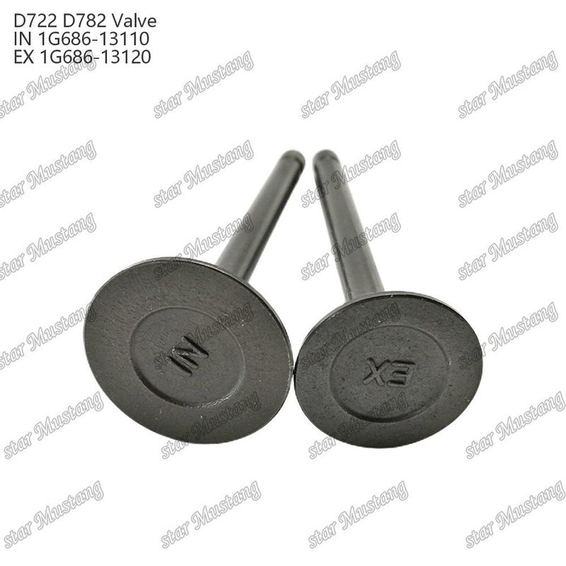 इंटीग्रल स्ट्रक्चर वाल्व ZB400 ZB500 Z400 Z430 Z482 D722 D782 IN 14601-13110 EX 14601-13120 डीजल इंजन पार्ट मूल स्टॉक के साथ ऑनलाइन समर्थन के बाद