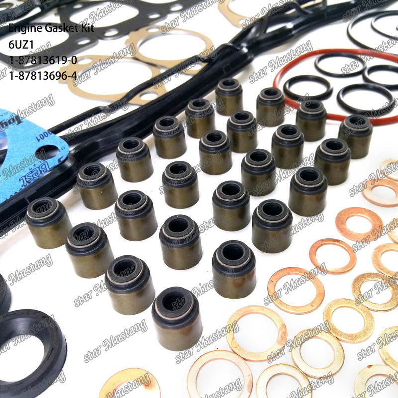 पूर्ण गैसकेट किट 6UZ1 1-87813619-0 1-87813696-4 ISUZU इंजन भागों के लिए उपयुक्त
