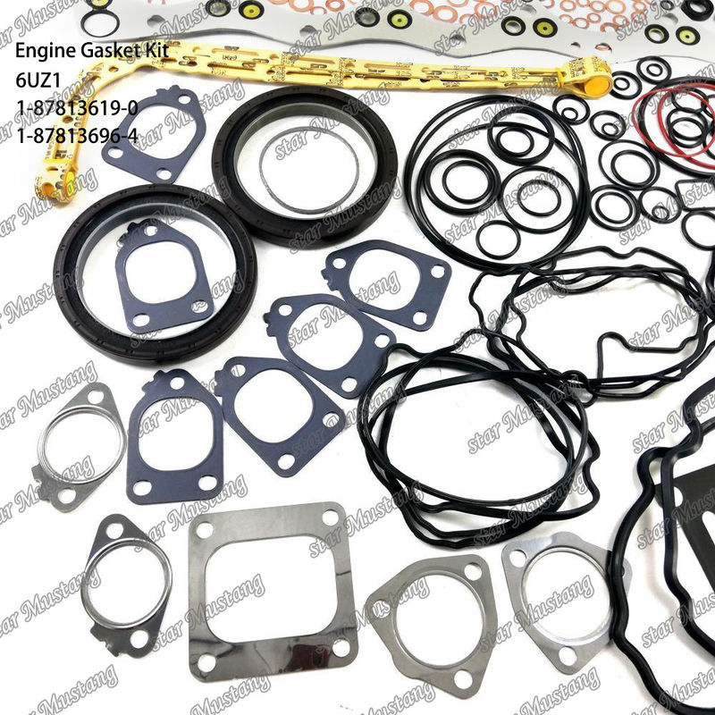 पूर्ण गैसकेट किट 6UZ1 1-87813619-0 1-87813696-4 ISUZU इंजन भागों के लिए उपयुक्त