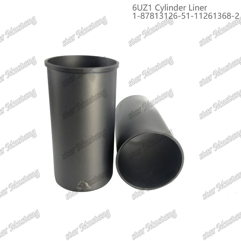 सिलेंडर लाइनर 6UZ1 1-87813126-5 1-11261368-2 ISUZU इंजन पार्ट्स के लिए उपयुक्त