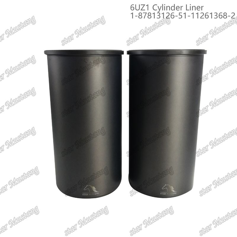 सिलेंडर लाइनर 6UZ1 1-87813126-5 1-11261368-2 ISUZU इंजन पार्ट्स के लिए उपयुक्त