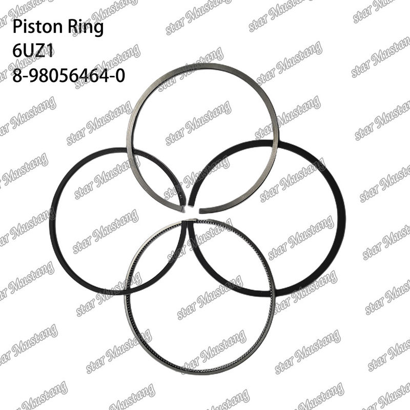 पिस्टन रिंग 6UZ1 8-98056464-0 1-87813127-0 Isuzu इंजन पार्ट्स के लिए उपयुक्त
