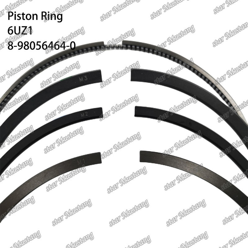 पिस्टन रिंग 6UZ1 8-98056464-0 1-87813127-0 Isuzu इंजन पार्ट्स के लिए उपयुक्त