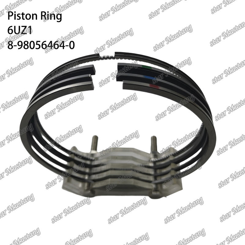 पिस्टन रिंग 6UZ1 8-98056464-0 1-87813127-0 Isuzu इंजन पार्ट्स के लिए उपयुक्त