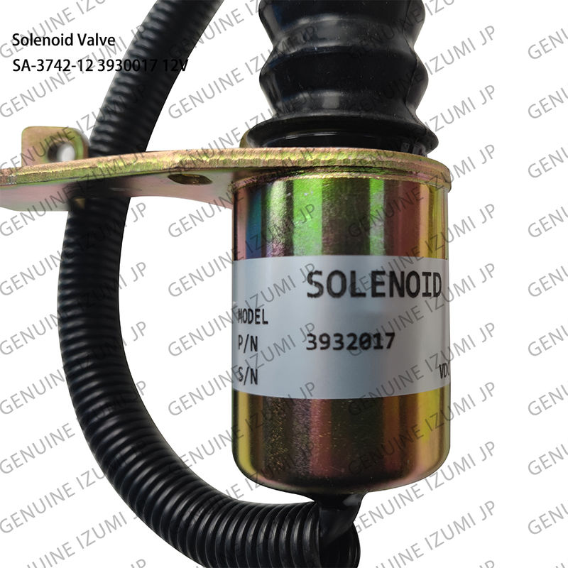 SA-3742-12 3932017 डीजल इंजन पार्ट्स के लिए 12V शट ऑफ सोलेनोइड वाल्व