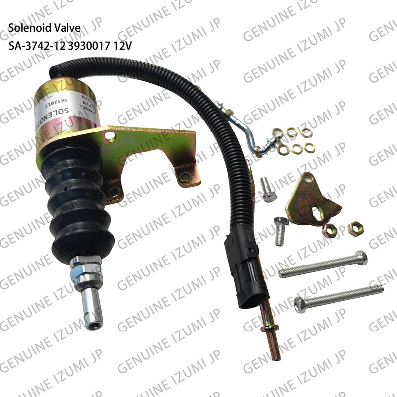 SA-3742-12 3932017 डीजल इंजन पार्ट्स के लिए 12V शट ऑफ सोलेनोइड वाल्व
