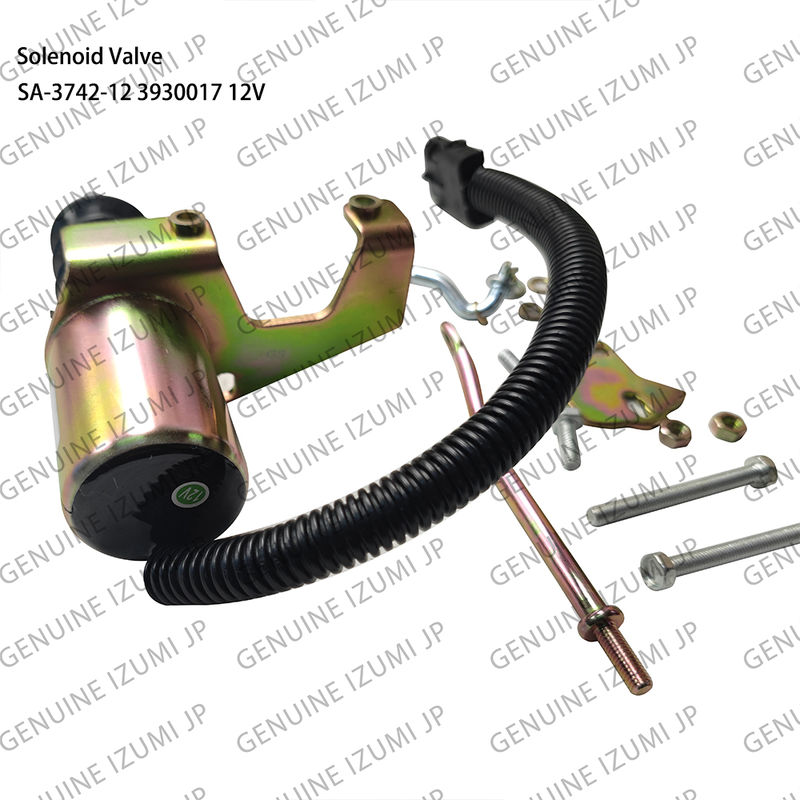 SA-3742-12 3932017 डीजल इंजन पार्ट्स के लिए 12V शट ऑफ सोलेनोइड वाल्व