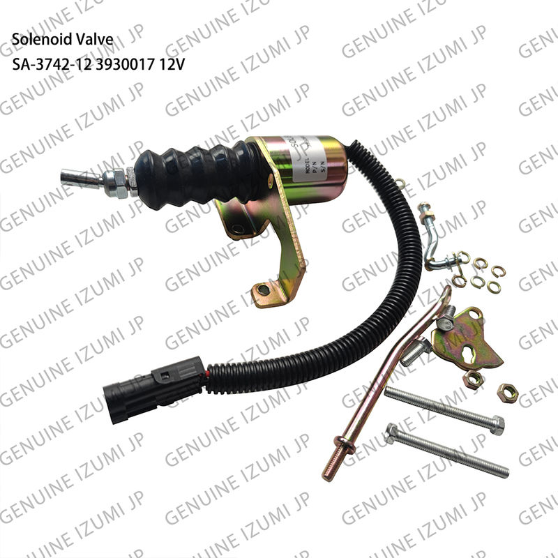 SA-3742-12 3932017 डीजल इंजन पार्ट्स के लिए 12V शट ऑफ सोलेनोइड वाल्व