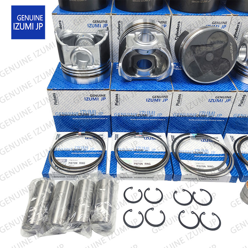 सिलेंडर लाइनर किट V3300T-12V पिस्टन 1G563-21774 कुबोटा डीजल इंजन मरम्मत भागों के लिए