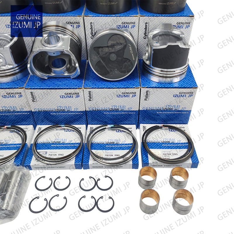 सिलेंडर लाइनर किट V3300T-12V पिस्टन 1G563-21774 कुबोटा डीजल इंजन मरम्मत भागों के लिए