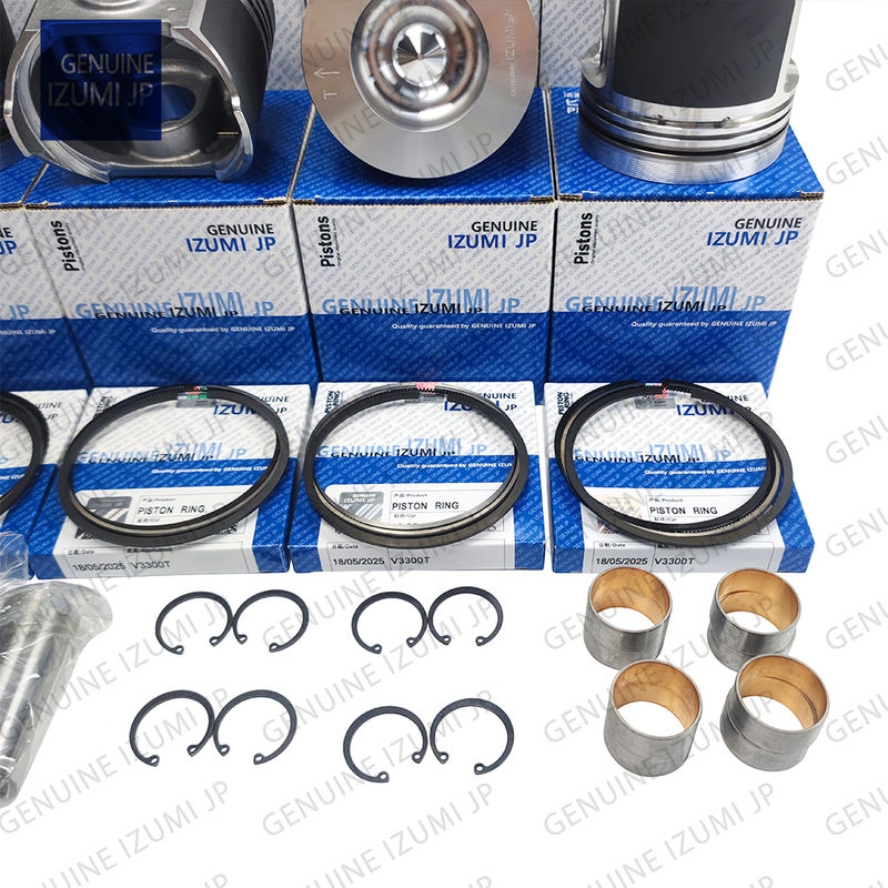 V3300T-16V सिलेंडर लाइनर किट पिस्टन 1C050-21112 कुबोटा डीजल इंजन मरम्मत भागों के लिए