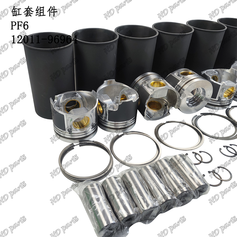 Engine PF6 Cylinder Liner Kit Piston 12011-96964 For Nissan Engine Spare Parts